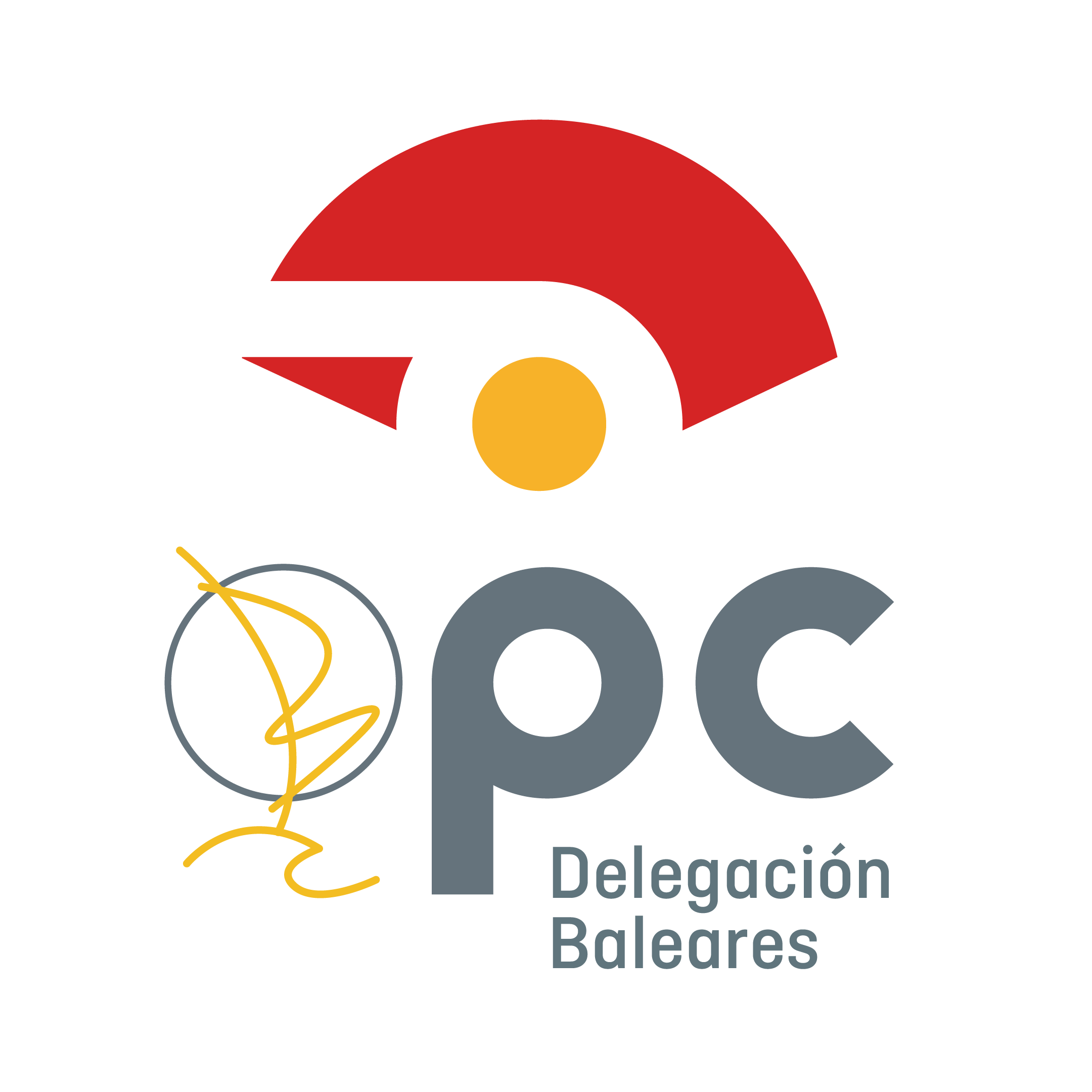 Logotipo delegación OPC Baleares_vertical